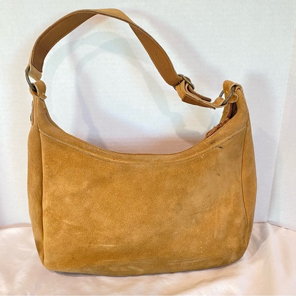 Minnetonka Boho, Cowgirl Fringe Tan Suede Shoulder Bag - Picture 3 of 14